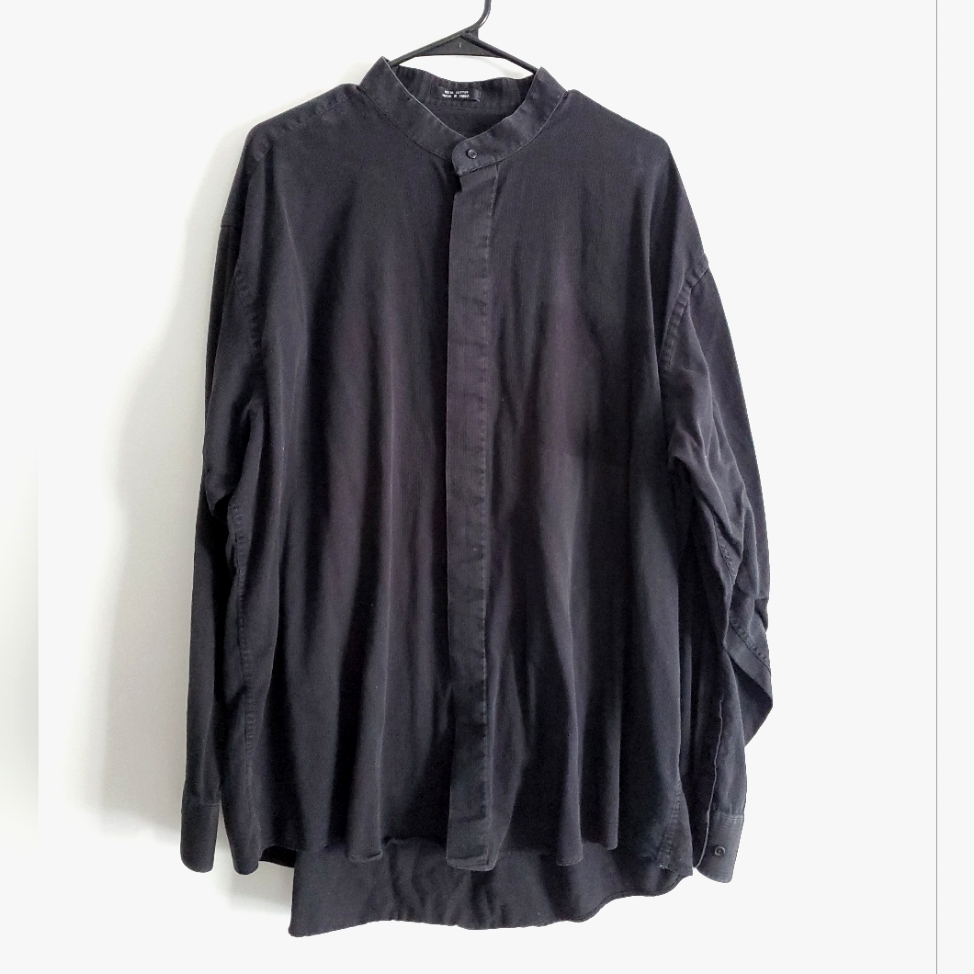 Baracuta Collarless Button Down